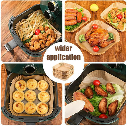 7.5 Inch Air Fryer Parchment Paper Liners Square